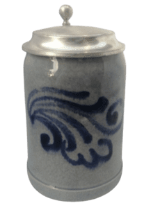 Hand Painted Vintage German DBGM Stein