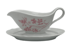 Tirschenreuth Bavaria Gravy Boat With Attached Tray