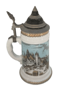 Frankfurt German Beer Stein With Lithophane