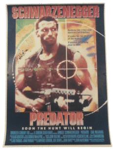 Arnold Schwarzenegger Predator 1987 Movie Reproduction Poster