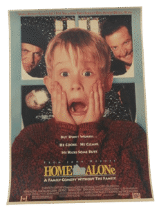 Home Alone Macaulay Culkin Classic Christmas Movie Reproduction Poster
