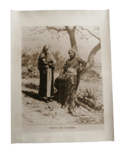 Vintage Photo of a Durzy & Durzieh From Mount Lebanon