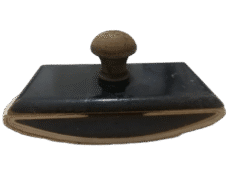 Antique Wooden Ink Blotter with Dome Handle Early 20th Century