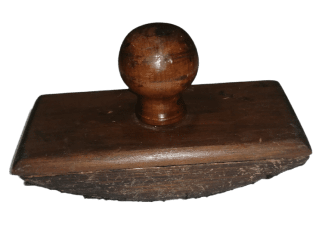 Antique Solid Wood Ink Blotter Signed "L. LINDSAY" - Image 3