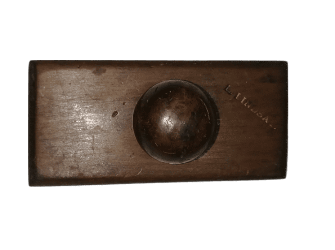 Antique Solid Wood Ink Blotter Signed "L. LINDSAY" - Image 4