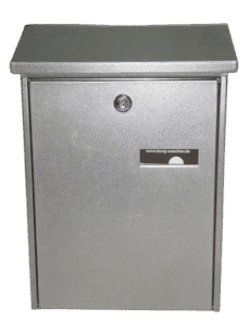 Vintage German Steel Mailbox by Burg-Wächter