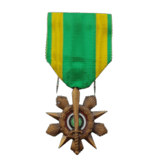 Rare Syrian Order of the Wounded Medal 1953