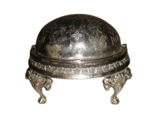 Victorian Style Mayell Silverplate Dome Server with Ornate Feet - EP ON, England