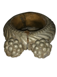 Antique Brass Ashtray Ornate Cluster Design Indian Craftsmanship
